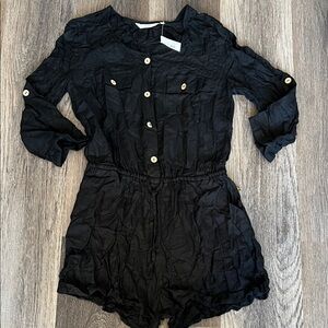 (25) NWT La Vie En Rose AQUA romper